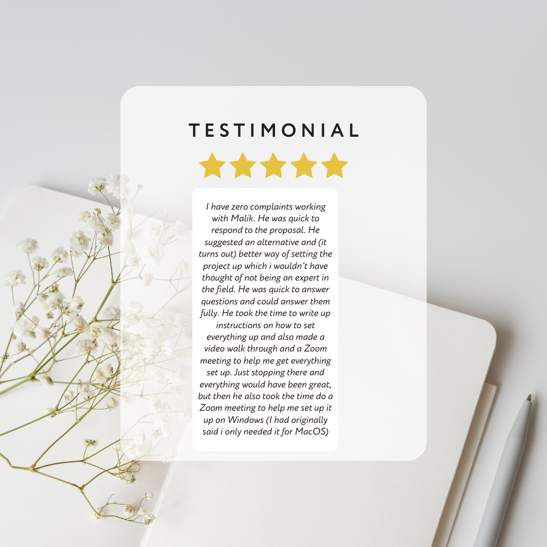 Client testimonial 3